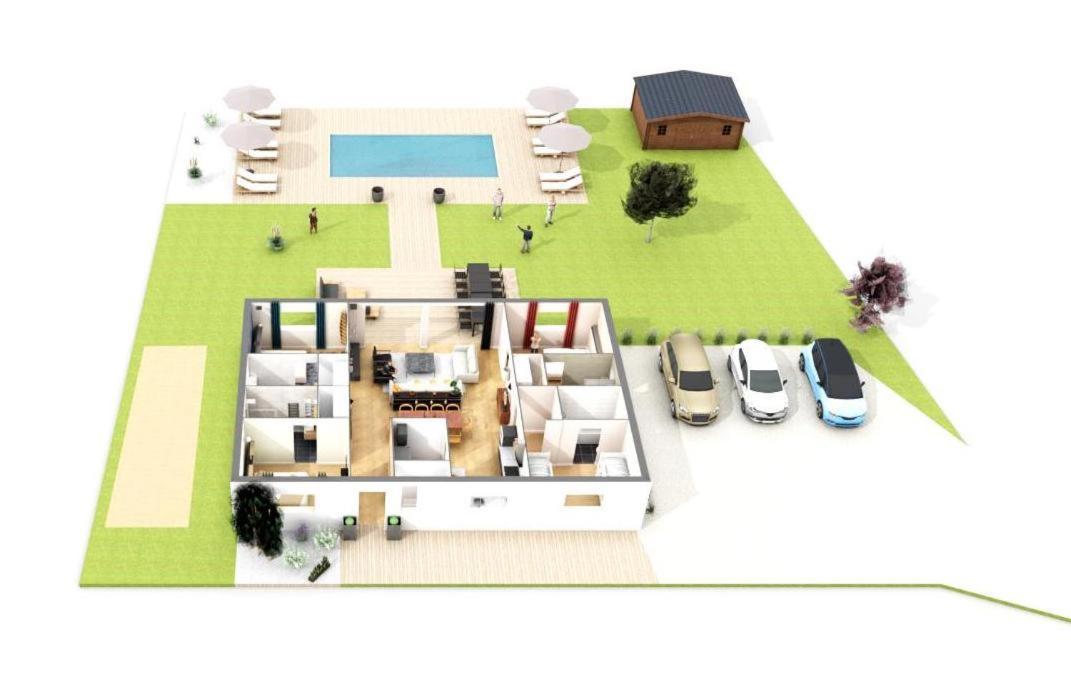 La Villa Face Au Lac Saramon Экстерьер фото